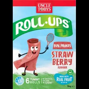 Roll Ups Strawberry Flavor - Uncle Tobys