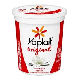 Original Smooth Style Vanilla Yogurt - Yoplait