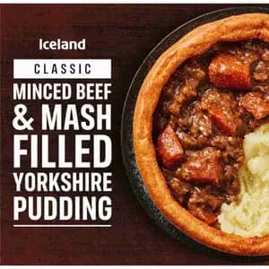 Classic Minced Beef & Mash Filled Yorkshire Pudding - Iceland