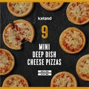 Mini Deep Dish Cheese Pizza - Iceland