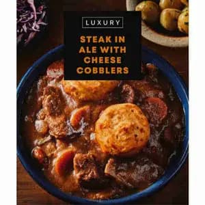 Steak in Ale with Cheese Cobblers - Iceland