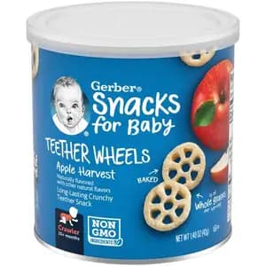 Baby Teether Wheels Apple Harvest Crunchy - Gerber