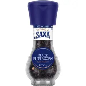 Black Peppercorn Grinder - Saxa