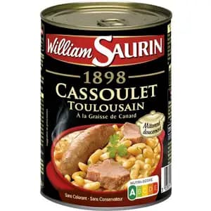 Toulouse Cassoulet with Duck Fat - William Saurin