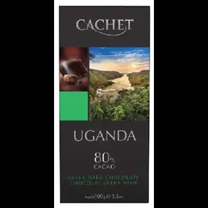 Uganda Extra Dark Chocolate 80% Cacao - Cachet