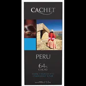 Peru Dark Chocolate 64% Cacao - Cachet
