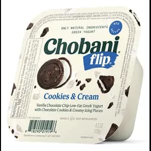Chocolate Cookie & Vanilla Lowfat Greek Yogurt - Chobani