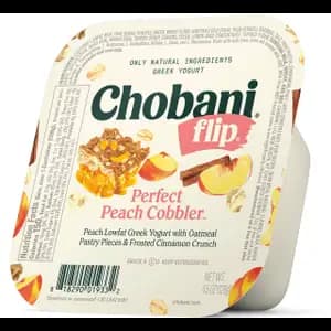 Perfect Peach Cobbler Yogurt - Chobani