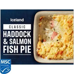 Classic Haddock & Salmon Fish Pie - Iceland