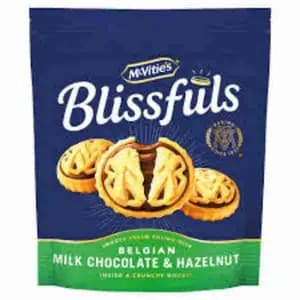 Bissfuls Belgian Chocolate & Hazelnut Biscuit - McVitie's
