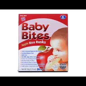 Apple Rice Rusks - Baby Bites