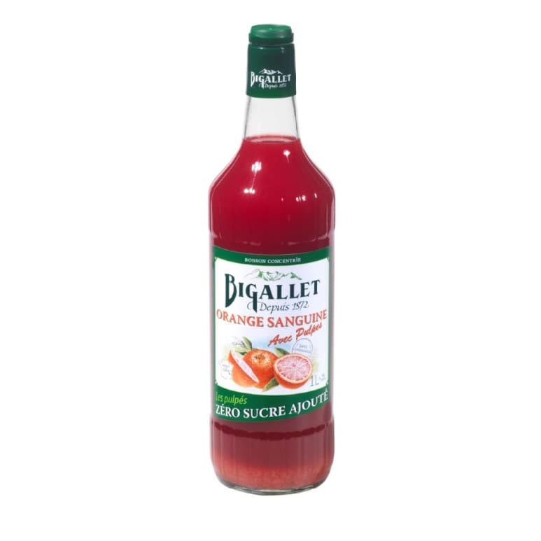 Blood Orange Pulp Syrup No Sugar Added