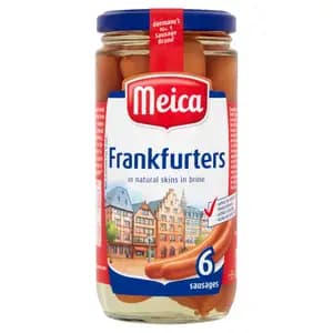 Frankurters in Natural Skins in Brine - Meica
