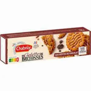 Choco Chips Galettes Bretonnes - Chabrior