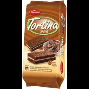 Tortina Filled with Cocoa Cream Flavored - Vincinni