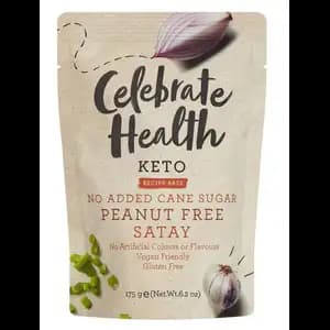 Keto Recipe Base No add Cane Sugar Peanut Free Satay - Celebrate Health