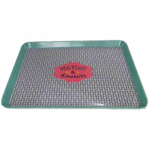 Rectangular Melamine Geocolor Tray