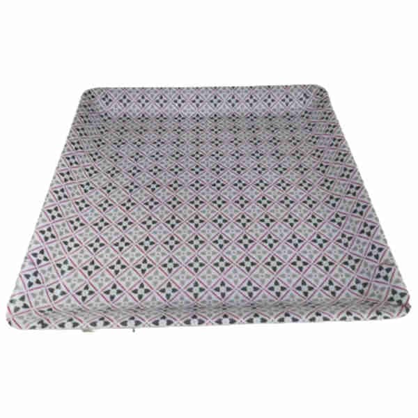 Square Melamine Batic Broc Tray