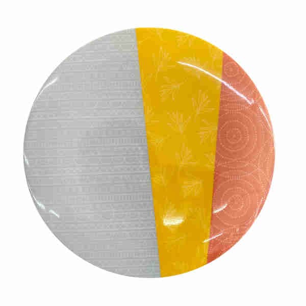 Pattern Round Melamine Trivet (Food Cover)