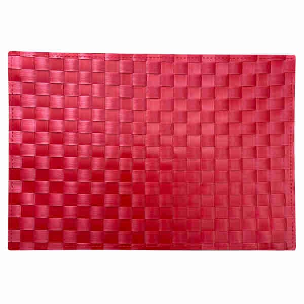 Red Grid Table Set
