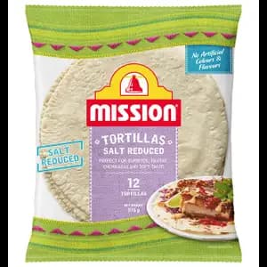 Tortillas Salt Reduce - Mission