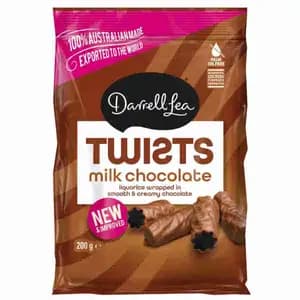 Twists Milk Chocolate - Darrell Lea