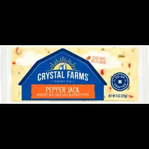 Pepper Jack Cheese Bloc - Crystal Farms - Crystal Farms