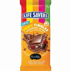 Fruit Tingles & Raspberry Jellies Milk Chocolate - Life Savers