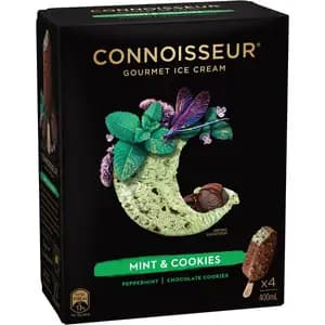 Gourmet Ice Cream Mint & Cookies - Connoisseur