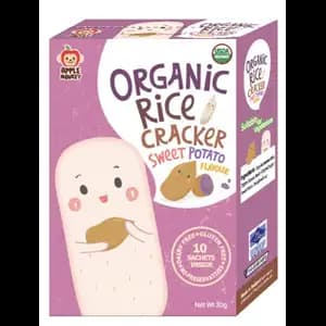 Organic Rice Cracker Sweet Potato - Apple Monkey