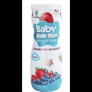 Rice Puff Snack Strawberry & Blueberry - Baby Mum-Mum