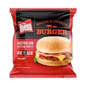 Bacon & Cheese Burger - On The Menu