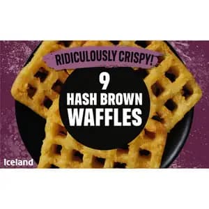 9 Hash Brown Waffles - Iceland