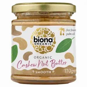 Organic Cashew Nut Butter Smooth - Biona Organic