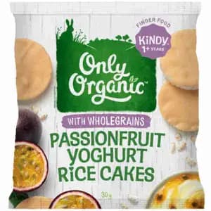 Passionfruit Yogurt Rice Cakes - Organic Only - Organic