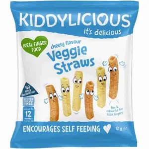 Veggies Straws Cheesy Flavour Gluten Free - Kiddylicious