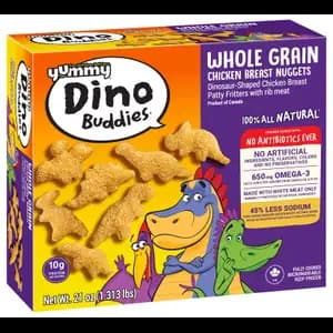 Alphabet Shaped Chicken Breast Nuggets - Yummy Dino Buddies