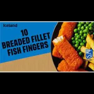 Breaded Fillet Fish Fingers - Iceland