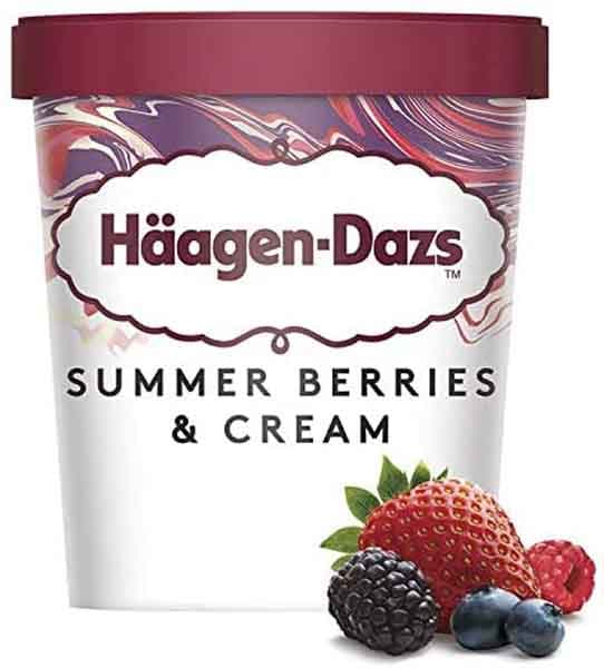 Summer Berries & Cream Ice Cream