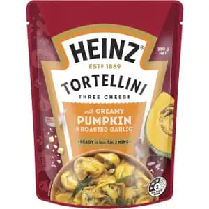 Tortellini Three Cheese with Creamy Pumpkin & Roasted Garlic - Heinz