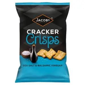 Cracker Crisps Sea Salt & Balsamic Vinegar - Jacob's