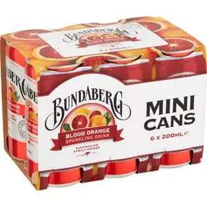 Blood Orange Sparkling Can Pack - Bundaberg