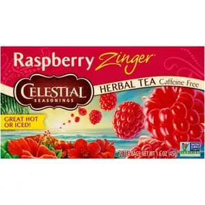 Raspberry Zinger Herbal Tea Caffeine Free - Celestial Seasonings - Celestial Seasonings