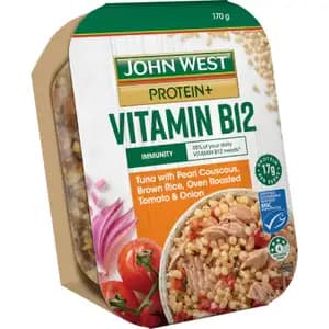 Vitamin B12 Tuna with Pearl Cousous Brown Rice Oven Roated Tomato & Onion - John West