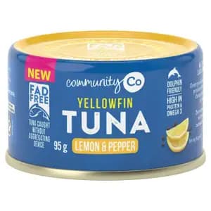 Yellow Fin Tuna Lemon Pepper - Community Co - CommunityCo