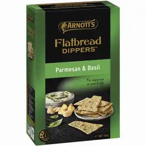 Parmesan & Basil Flatbread Dippers - Arnott's