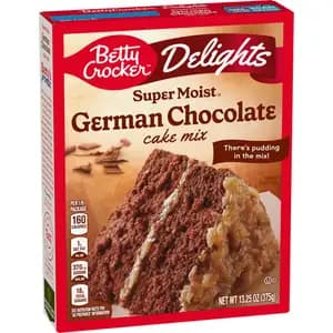 Super Moist German Chocolate Delight Cake Mix - Betty Crocker