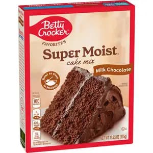 Super Moist Milk Chocolate Cake Mix - Betty Crocker
