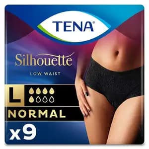 Black Silhouette Low Waist Size L - Tena