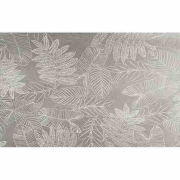 Tablecloth Printed Pampas Gray